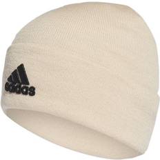 Fitness & Palestra - Uomo Berretti Adidas Logo Beanie Unisex - Wonder White/Black