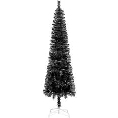 Rosa Árboles de Navidad vidaXL Slim Árbol de Navidad 210cm