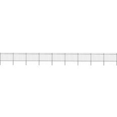 vidaXL Garden Fence with Spear Top 1530x170cm