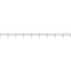 vidaXL Garden Fence with Spear Top 1530x110cm