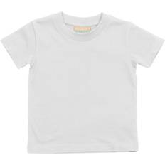 1-3M Tops Larkwood Baby/Kid's Crew Neck T-shirt - White