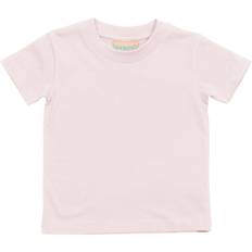Baby/Kid's Crew Neck T-shirt - Pale Pink