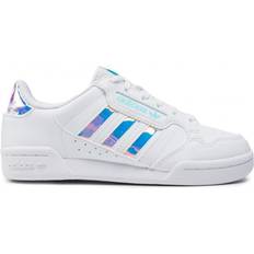 adidas Junior Continential 80 Stripes - Cloud White/Cloud White/Pulse Aqua