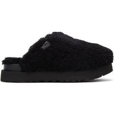 Damen - Wolle Slides UGG Fuzz Sugar - Black