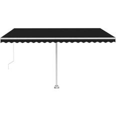 vidaXL Manual Retractable Markise with LED 450x300cm