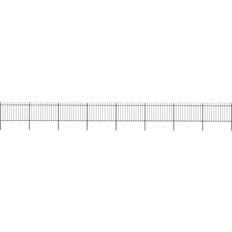 vidaXL Garden Fence with Spear Top 1360x170cm