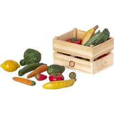 Maileg Rollelegetøj på tilbud Maileg Wooden Box with Vegetables & Fruit