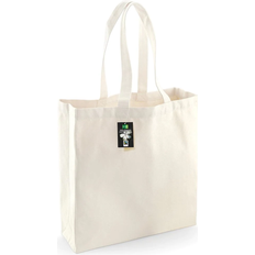 Westford Mill Borsa shopper classica in cotone (21 litri) Nero/Verde/Blu