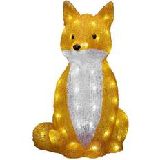 Bord Jullampor Konstsmide Acrylic Sitting Fox Jullampa 40cm