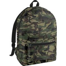 BagBase Packaway Backpack - Jungle Camo/Black