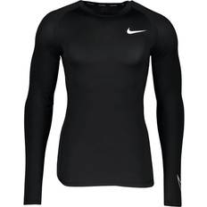 Nike Pro Dri-Fit Long-Sleeved Top Men - Black/White