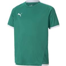 Puma Kid's Team Liga Jersey - Green/White