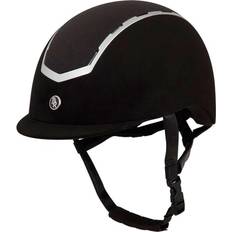 Sigma Microfiber Glitter Riding Helmet - Black