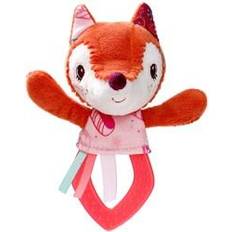 Lilliputiens Sonagli Lilliputiens Rattle with teether and rustling foil Alice Fox 3 m