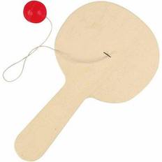 Sport da Racket Creativ Company Gioco Da Spiaggia Racchetta In Legno Con Pallina Ed Elastico