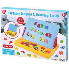 Plástico Juegos de Mesa y Pantallas Playgo Pizarra Magnética De Dibujo Portátil 7328