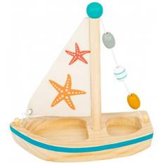 Small Foot Barca A Vela Stella Marina Junior 17 X 8,5 Cm Legno tessile