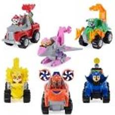 Paw Patrol Toy Car Vehicles Paw Patrol 6056923 Dino Rescue Chase’s Deluxe Rev Up Vehicle