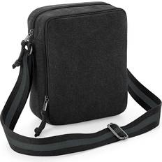 Quadra Vintage Canvas Mini Reporter Bag - Vintage Black
