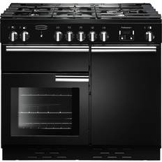 100cm - 5 Burners Cookers Rangemaster PROP100NGFGB/C Professional 100cm gas Black