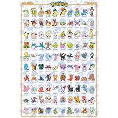 Pokémon Kinderkamers Pokémon Johto Poster 61 x 91.5 cm