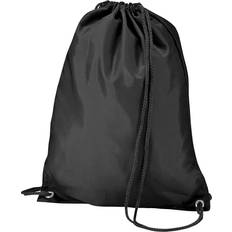 Black - Water Resistant Gymsacks BagBase Budget Gymsac 2-pack - Black