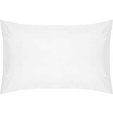 Monochrome Pillow Cases Belledorm Cotton Percale Housewife Pillow Case White (76x51cm)