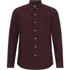 Camisa Oxford - Rojo Camisas Colorful Standard Camisa Organic Oxblood Red - Rouge