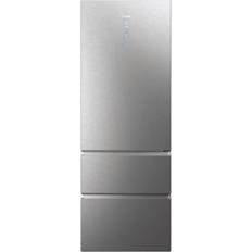 Bredde 70cm køleskab Haier HTW7720ENMP Sølv, Grå