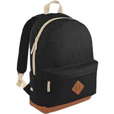 BagBase Heritage Retro Backpack - Black