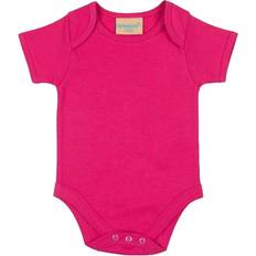 Larkwood Baby Unisex Short Sleeved Body Suit - Fuchsia