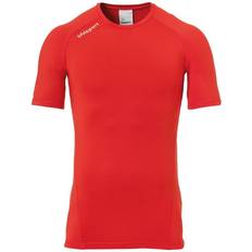 Femme - Rouge Hauts de Couche de Base Uhlsport Kompressionsshirt - Rouge