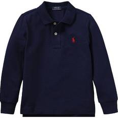 Poloshirts Polo Ralph Lauren Junior Boys Long Sleeve Pique Logo Polo Shirt - Navy