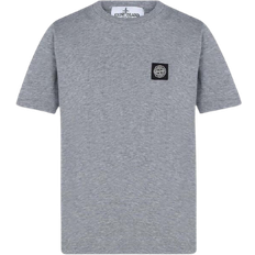 Stone Island Overdele Børnetøj Stone Island Boy's Badge Logo T-shirt - Grey