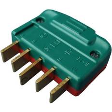 Gröna Stickproppar Elworks Plug s16 440v 3p n e flat red/green