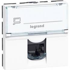 Netværksstik Ethernet, Data & Phone Outlets Legrand Mosaic Dataudtag Kat.6A STP 2M Hvid