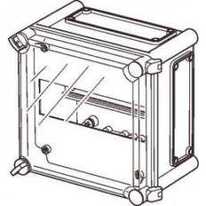 Fibox DIN-skinnekasse HAHD-1 komplet
