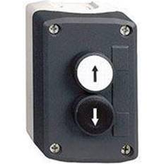 Tryckströmställare Schneider Electric XALD222, Control Station 2PB NO White Black