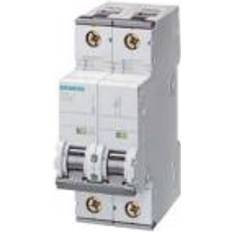 Siemens Automatsikring B 16A, 1 polet nul B-karakteristik 6kA kortslutningsbrydeevne 230V AC/DC, 36 mm bred