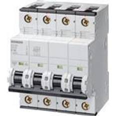 Siemens Automatsikring B 13A, 3 polet nul B-karakteristik 6kA kortslutnignsbrydeevne 400V AC/DC, 72 mm bred