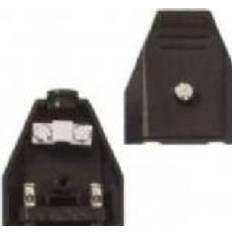 900.002 Euro plug Plastic 250 V Black