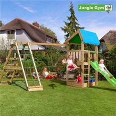 Jungle gym club legetårn Jungle Gym Home legetårn komplet inkl. climb module xtra ekskl. rutschebane