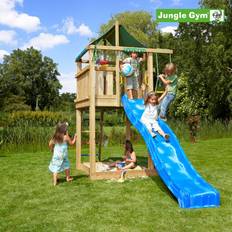 Repstege Lekplats Jungle Gym Play Tower Complet Lodge Incl Roller Coaster