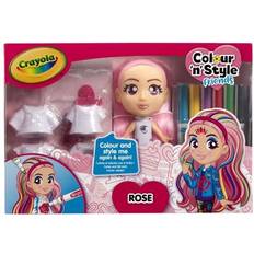 Goliath Crayola Colour n Style Deluxe Doll, 918941.005, Pink