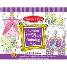 Melissa & Doug Livres de Coloriage Melissa & Doug 14263 LOISIR CREATIF JUMBO COLOURING PAD PRINCESS FAIRY