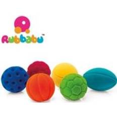 Rubbabu Legetøj Rubbabu Set of 6 sensory sports balls