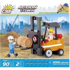 Gaffeltruck legetøj Cobi Action Town kit Gaffeltruck 90-delat 1668