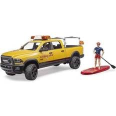 Bruder Autos Bruder Lifeguard Pickup Truck Figur och bil med ljud