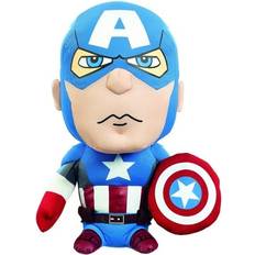 Marvel Toys Marvel Medium Captain America Talking Plush
