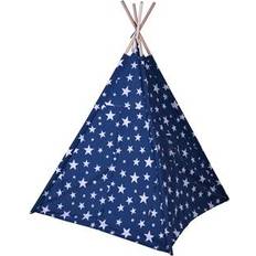 Valetti Tipi Tent Blauw met Sterren